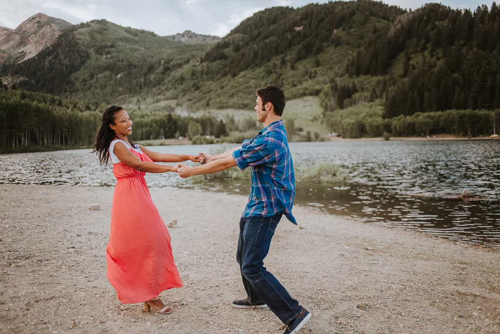 Brian + Celest Engagements | Silver Lake Flat | Utah Engagement Photographer