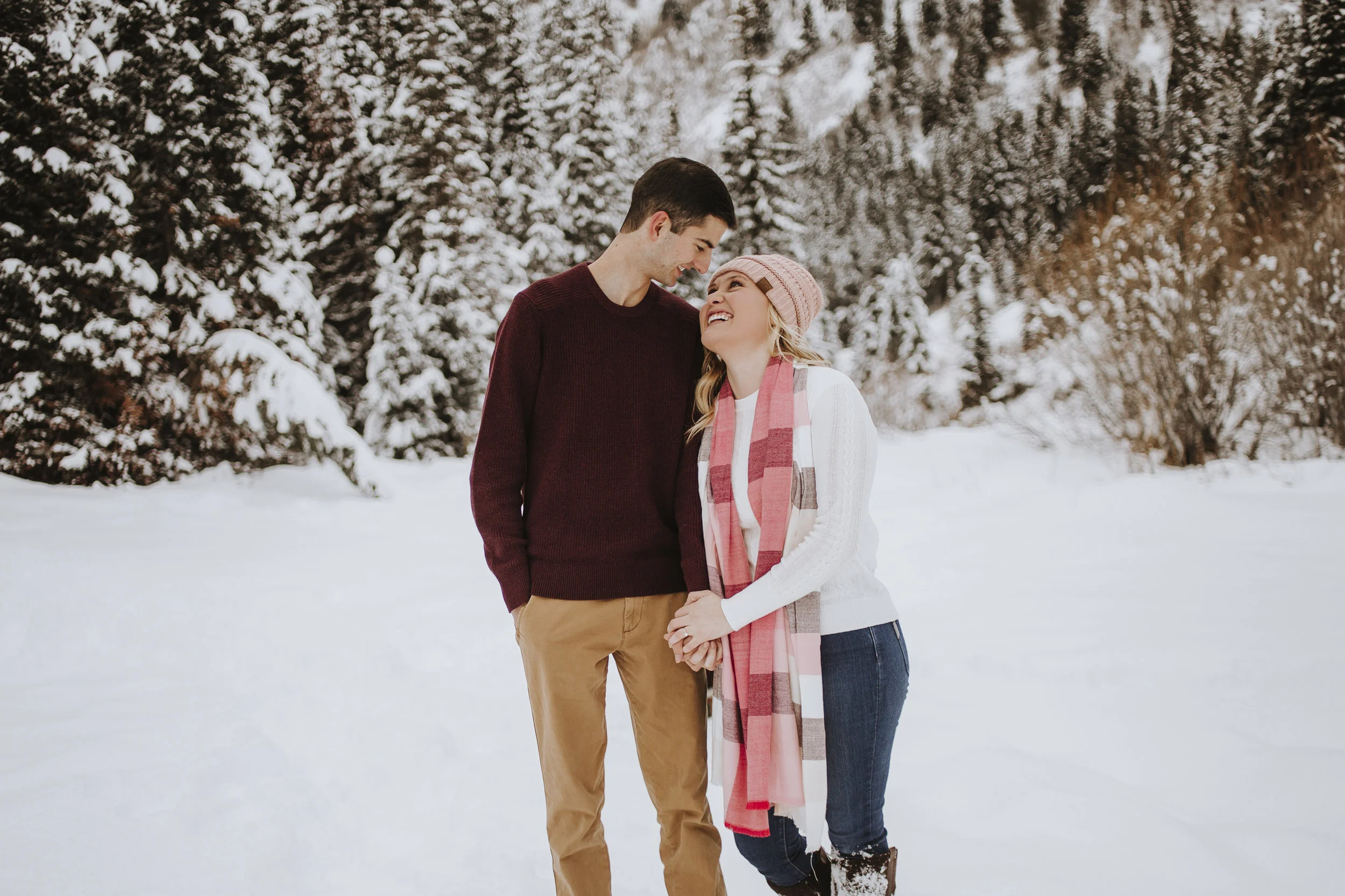 Madeliene + Sam | Big Cottonwood Canyon Engagements | Utah Wedding Photographer