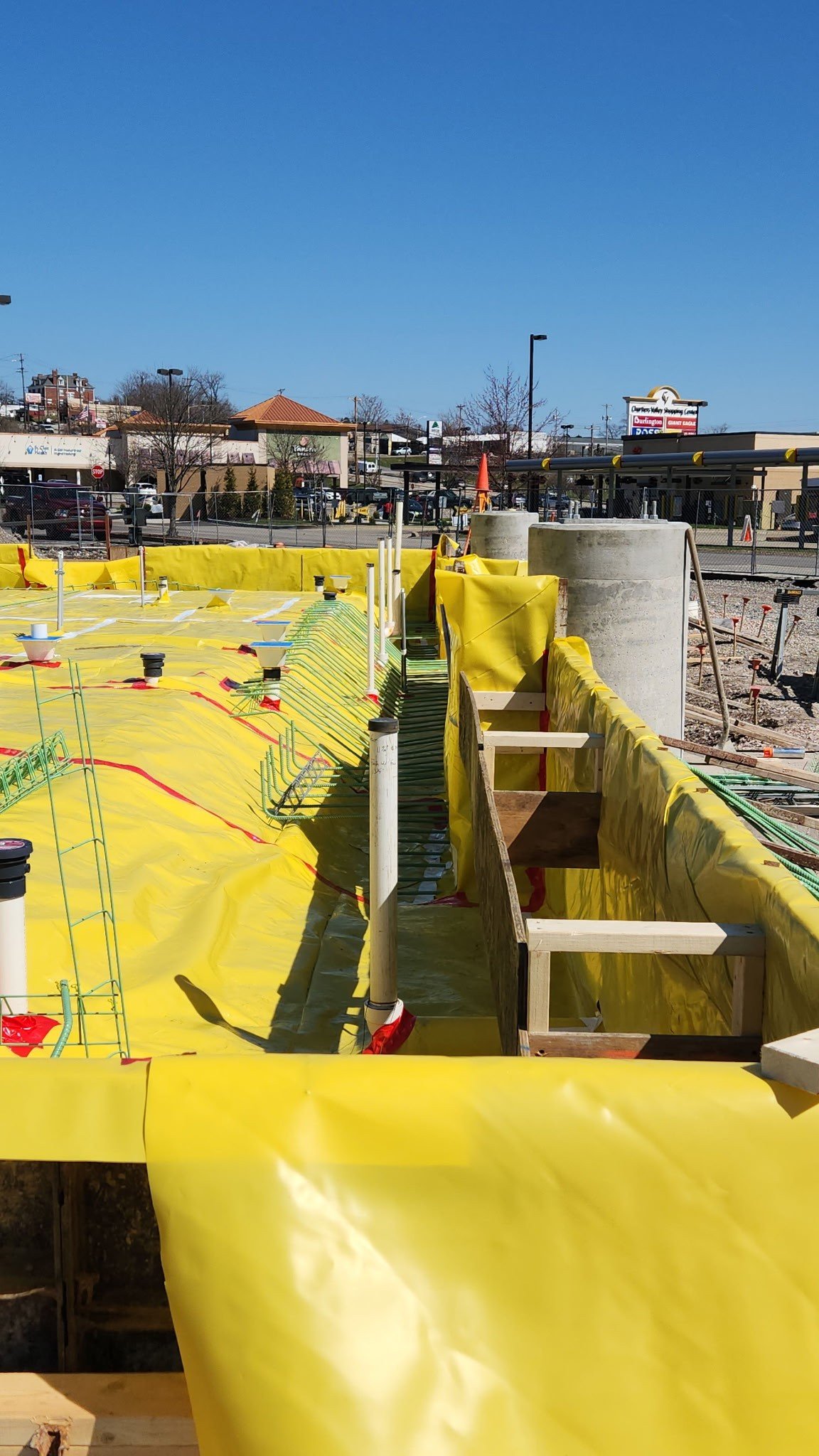 Starbucks, Bridgeville, PA - Solar Panel Foundations - 