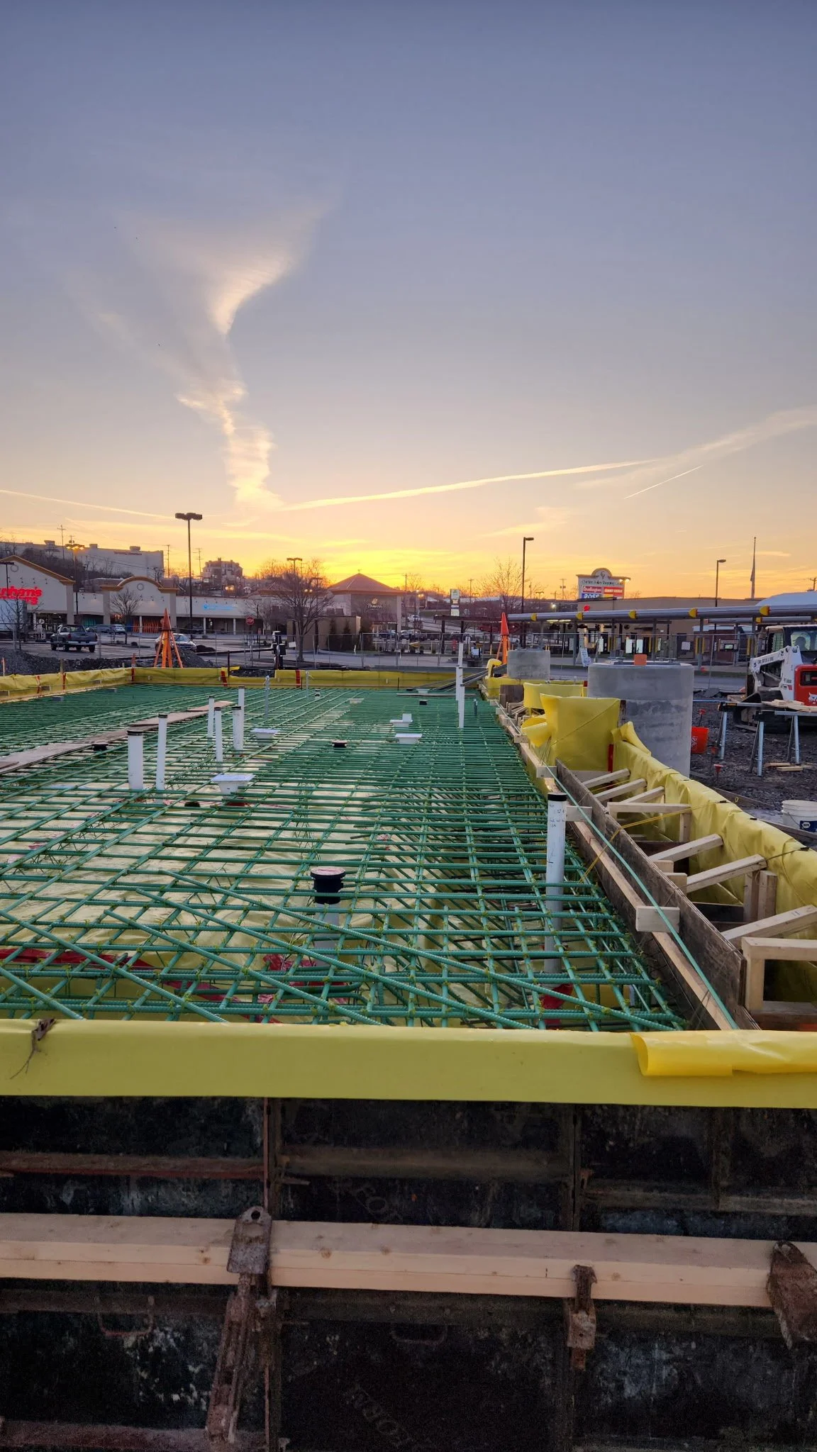 Starbucks, Bridgeville, PA - Solar Panel Foundations - 2