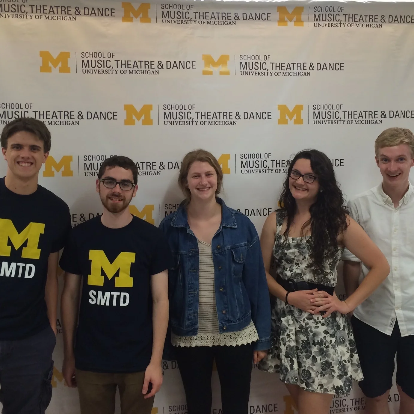 Freshmen 2015-16: Trevor King, Ezra Gans, Lexa Deamant, Audrey Shepherd, Matthew Wildman