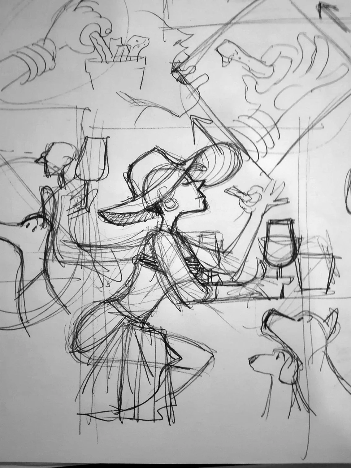 Sketches. Lisbon 2019.