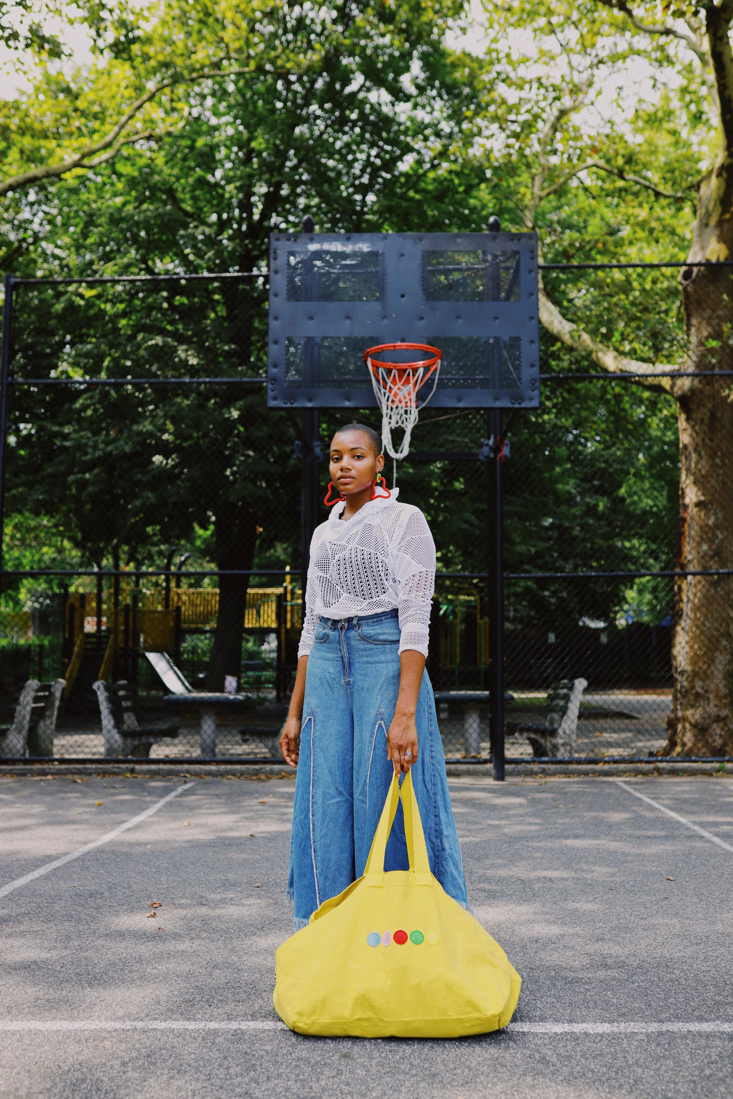 YELLOW OVERSIZED BAG