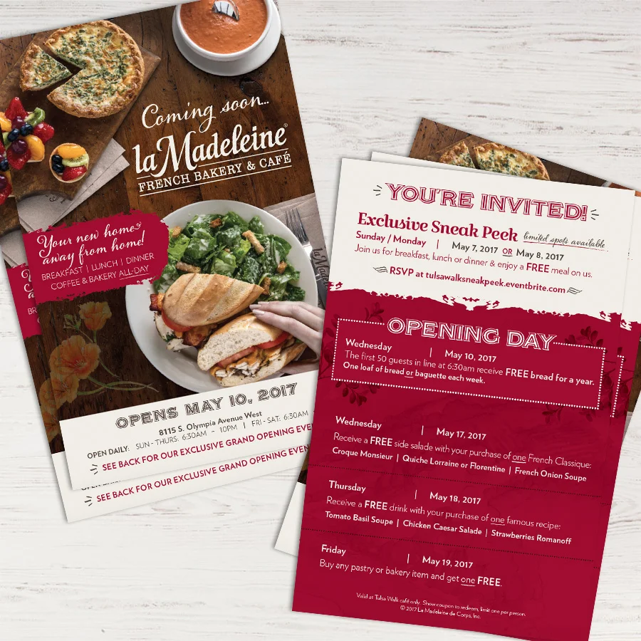 New Cafe Materials - Flyer