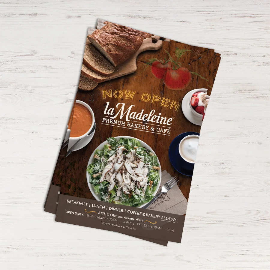 New Cafe Materials - Flyer