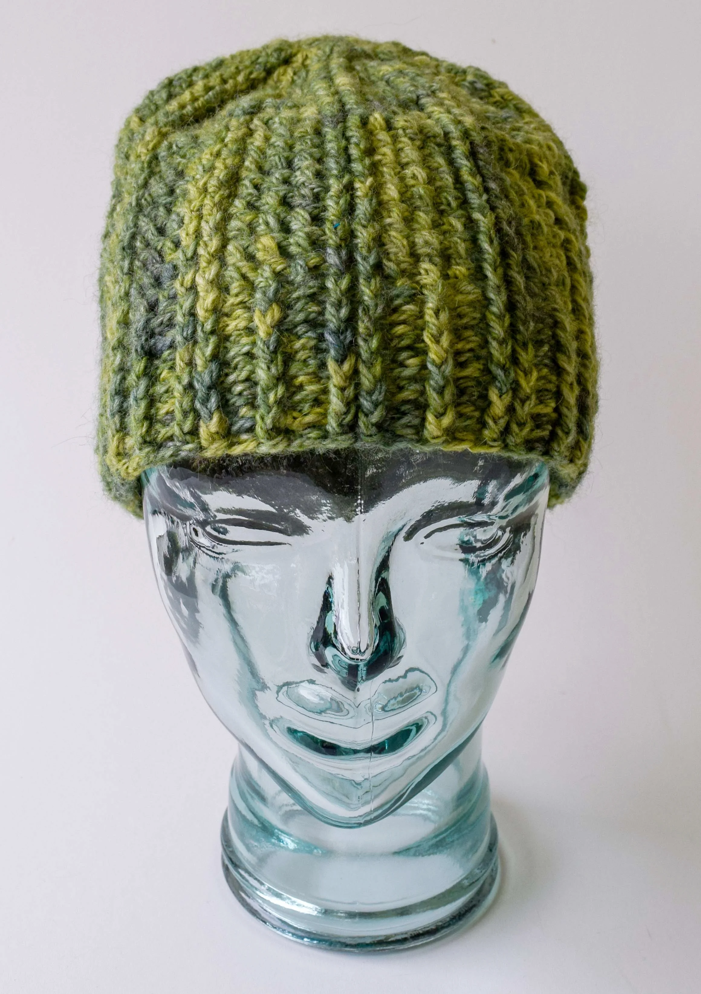 green hat