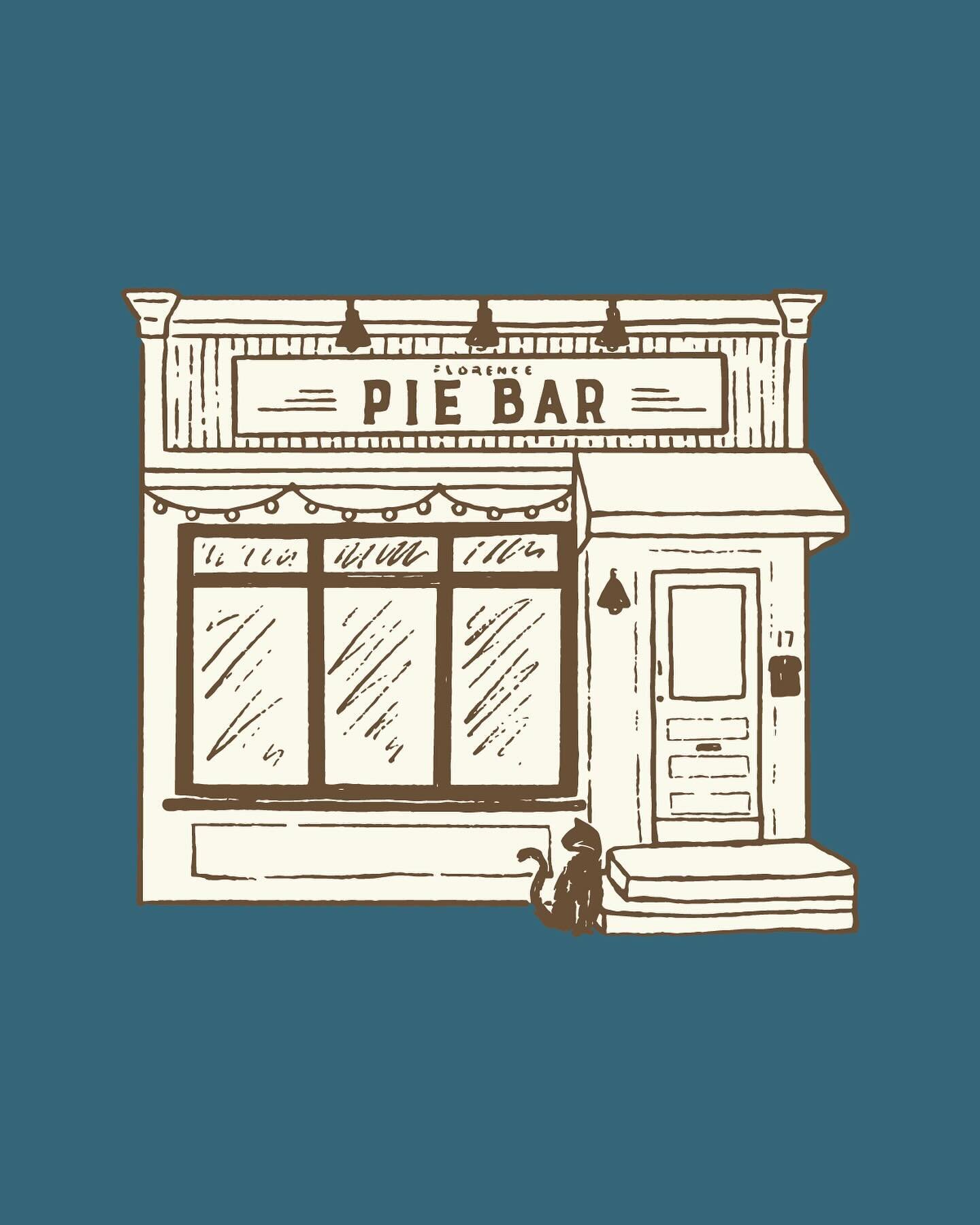 Allllll of the cute little illustrations from our branding work for @florencepiebar - including the iconic storefront, a few sexy pie ladies, and all of your favorite Pie Bar treats. Read all about this one over on the blog - link in bio! 🥧💕☕️