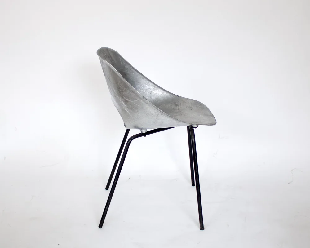 Steiner製 Pierre Guariche Tulip chair Pierre Guariche Cast Aluminum Tulip Chair for Steiner France