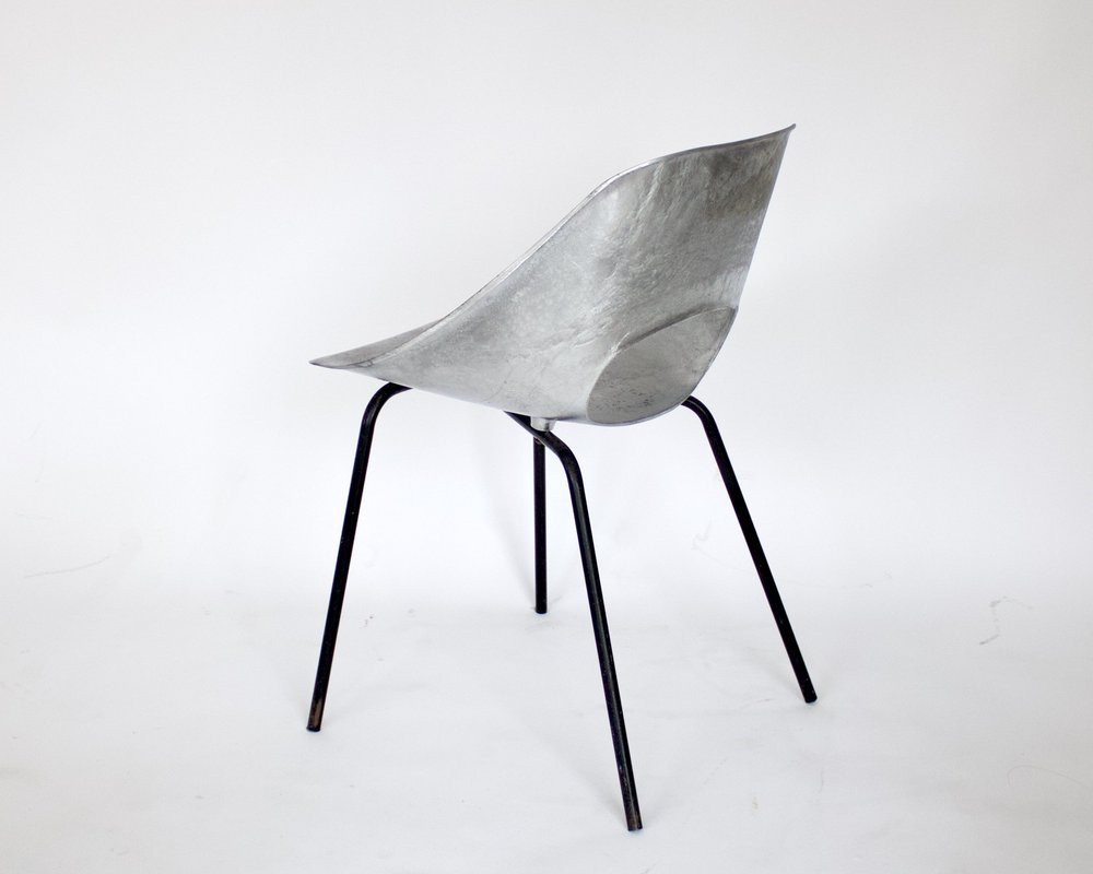 椅子 Pierre Guariche Tulip Chair / Steiner Pierre Guariche Cast Aluminum Tulip Chair for Steiner France circa