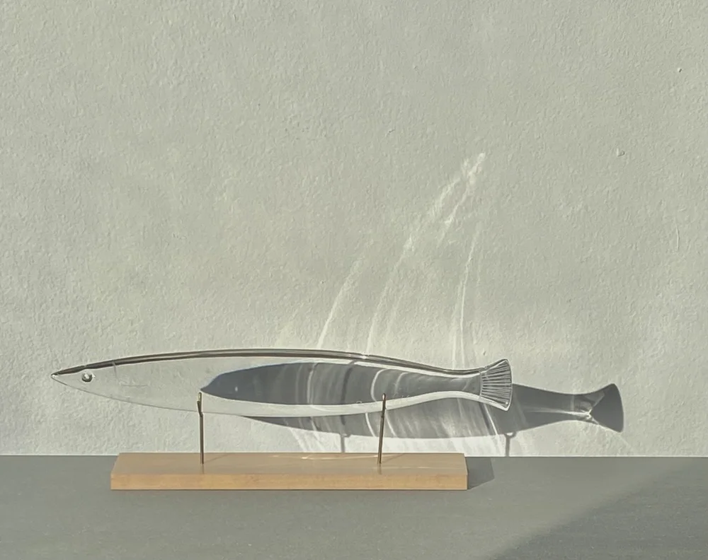 Francois Xavier Lalanne Porcelain Barracuda Fish Baccarat