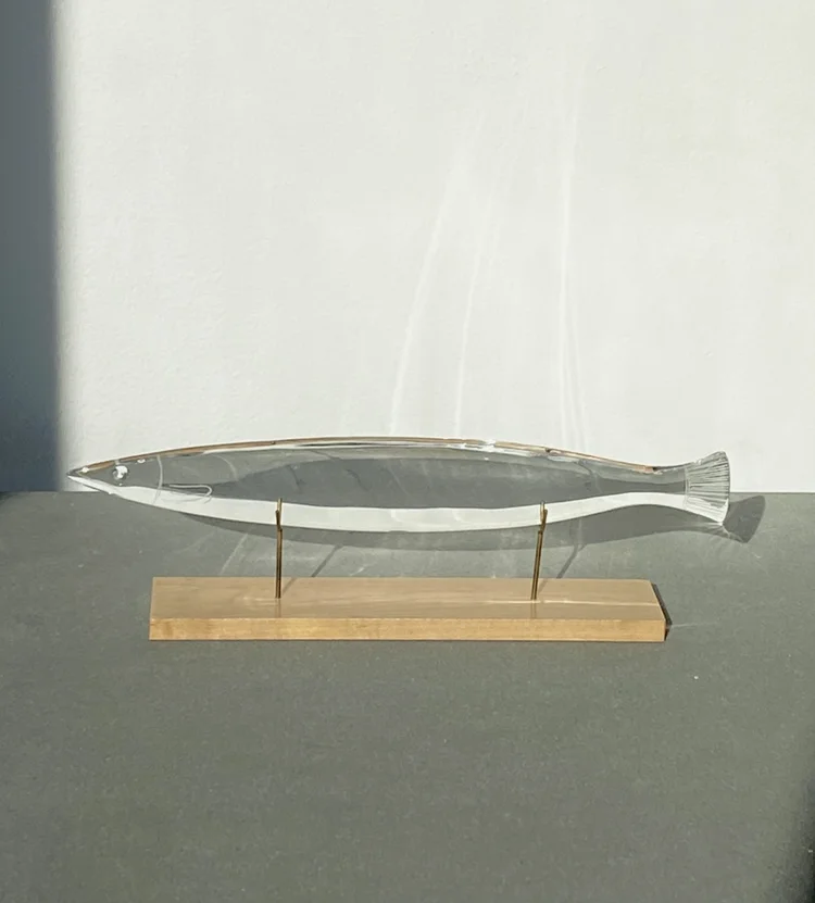 Baccarat バカラ ラランヌ フィッシュ 魚 クリスタル オブジェ