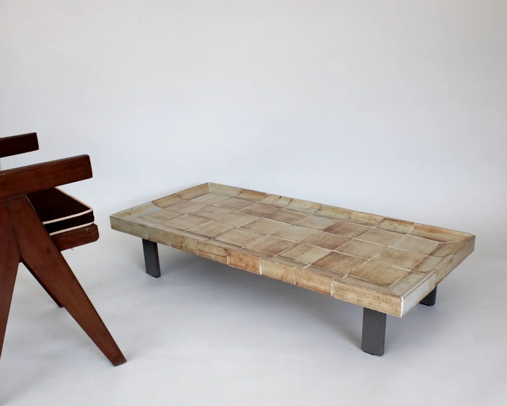 ⚪︎Roger Capron⚪︎coffee table タイルトップテーブル HARRYS ANTIQUE MARKET | . Roger Capron Tile-top Coffee Table 1960