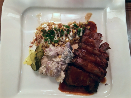 I had their Mesquite-Smoked 72 Hour Beef Brisket, and it was to die for!