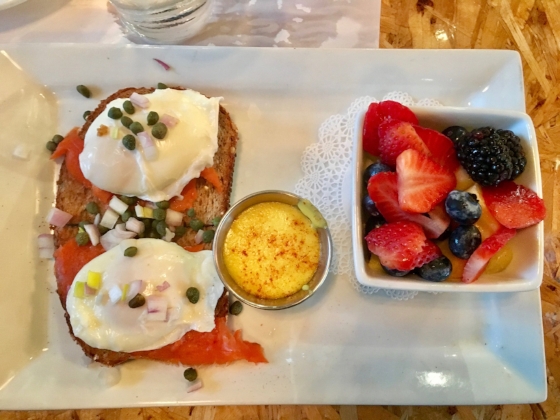 The Smoked Salmon Benny.