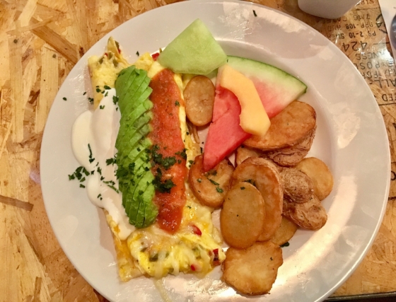 The Southwest Sunrise Omelette.