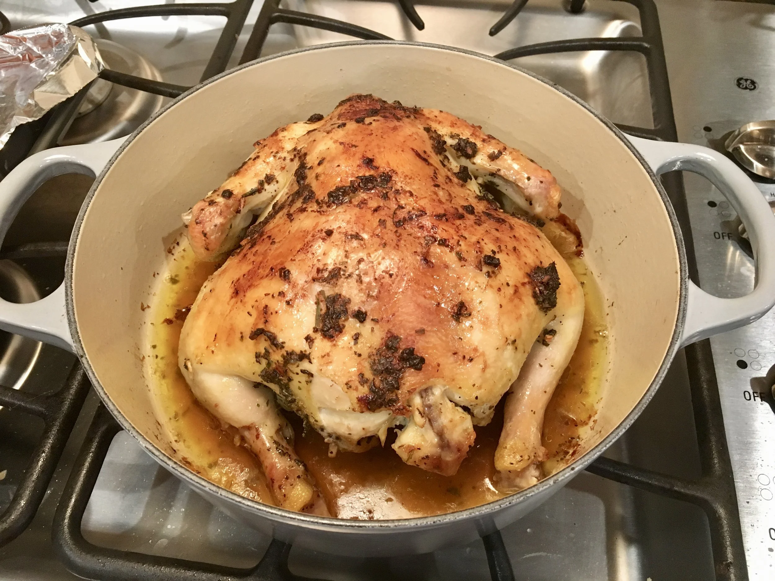 Herb-Butter Roasted Chicken
