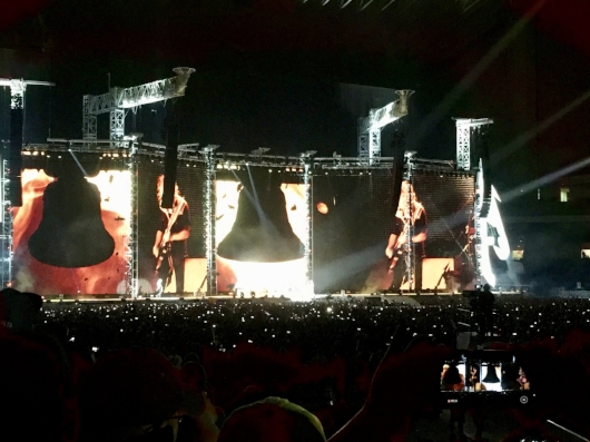 Metallica performing "For Whom The Bell Tolls".