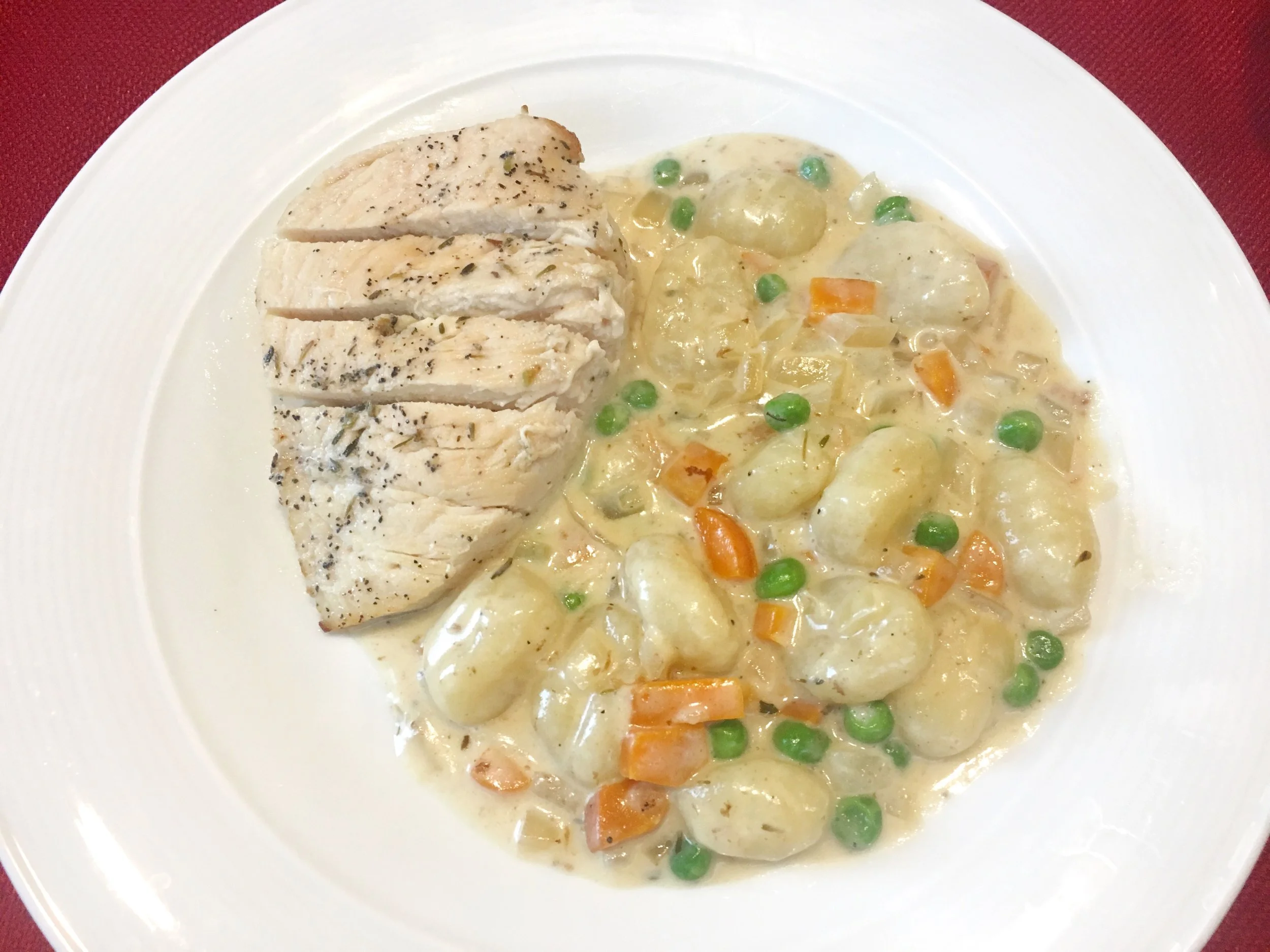Chicken with Skillet Gnocchi