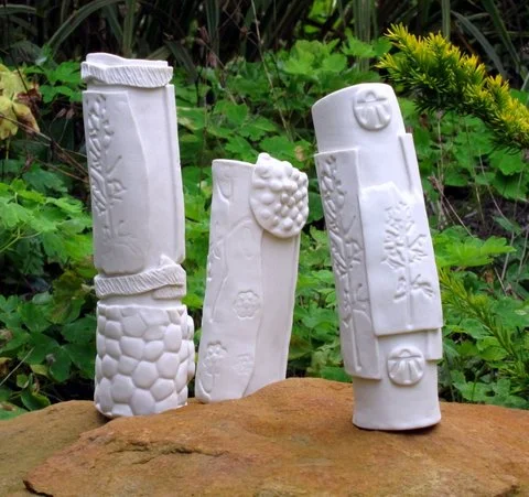 "Nature's Trio" Vases