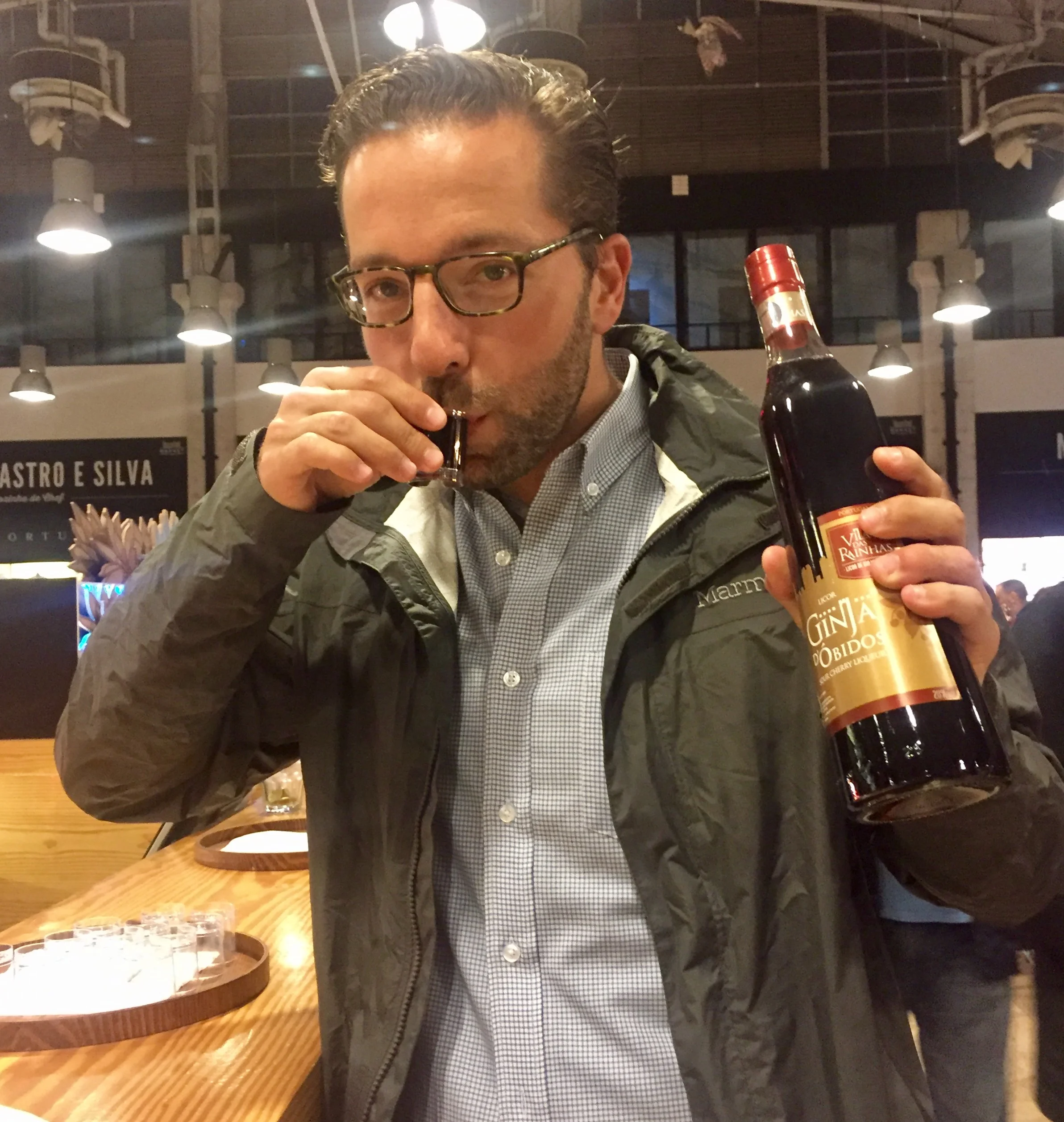  This is actually, Ginjinha, another delicious local Portuguese libation 