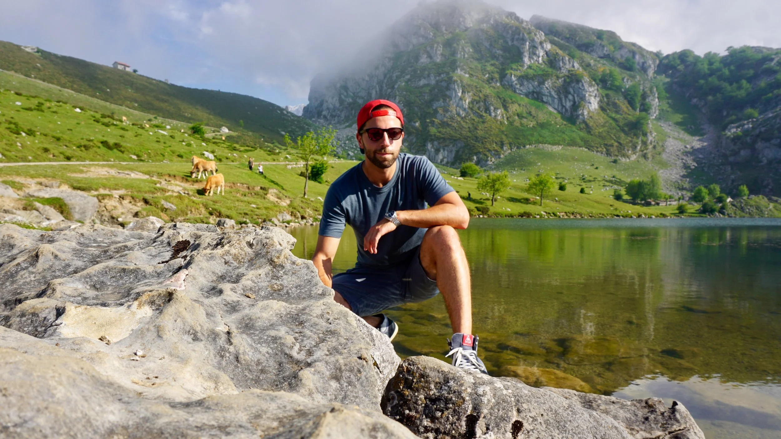  Actually this at Lagos de Covadonga after I finished the Ruta del Cares 