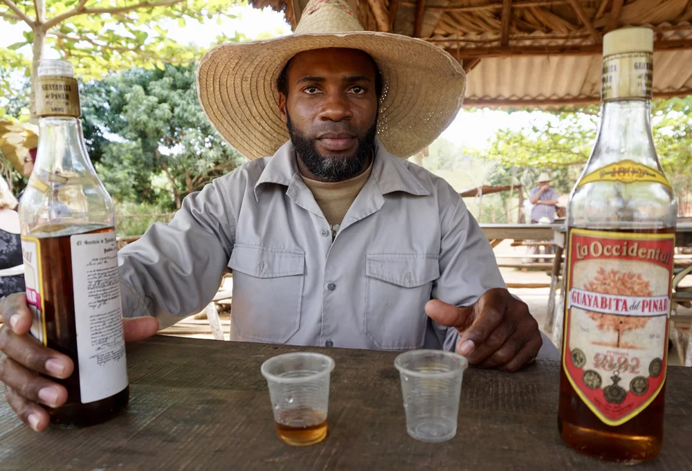 My local Guayabita (and honey) pusher in the Viñales valley