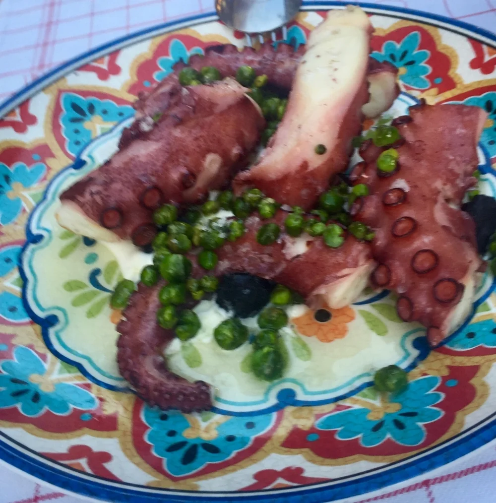  This pulpo was as good as this picture is bad 