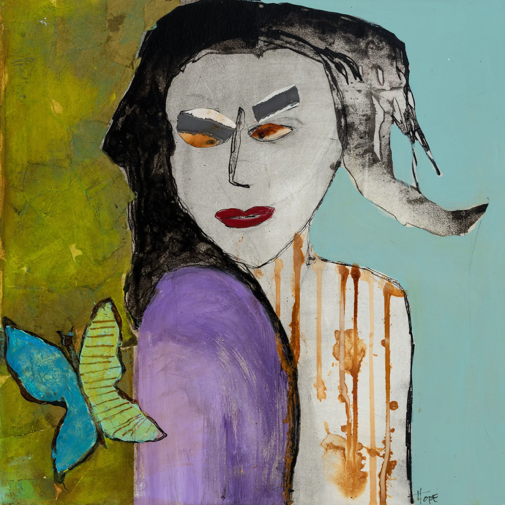 Kathleen Hope — Abstract figures and faces
