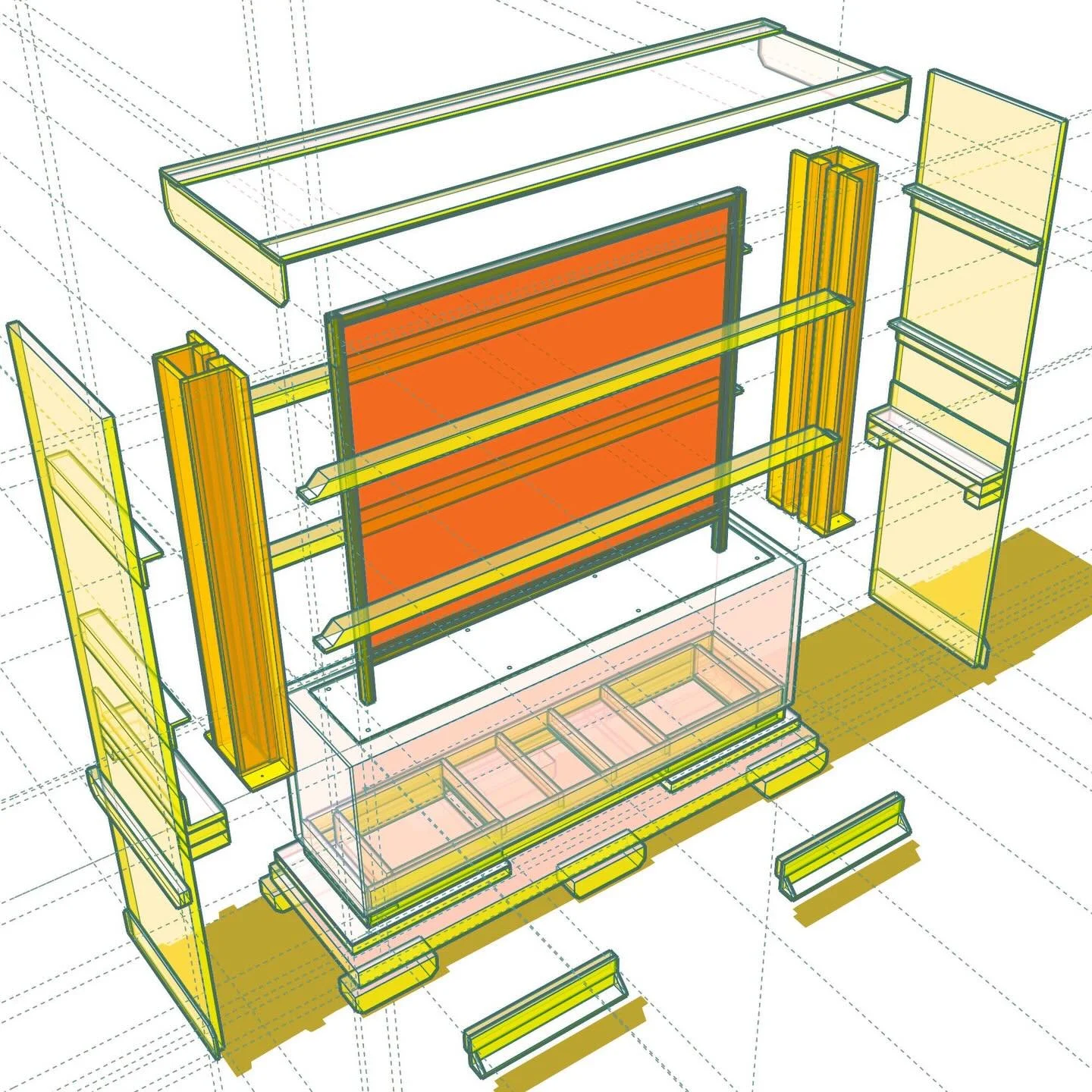 𝕌𝕕𝕕𝕠 Crate design &amp; fabrication for a 𝕌𝕕𝕕𝕠 custom frame and pedestal display. 
⠀⠀⠀⠀⠀⠀⠀⠀⠀
#sketchuppro #artcrate #artdisplay #jeffreygibson #museumdisplay