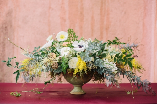 My compote arrangement using techniques taught by Ariella Chezar
