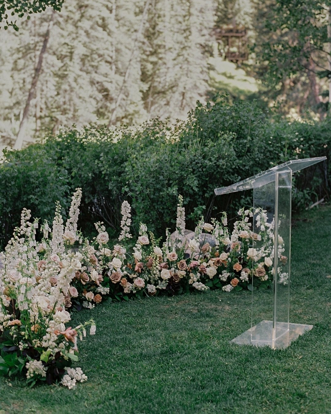 Floral ground arches are trendy but not going anywhere anytime soon. I love them when you want to be surrounded by flowers but not block any views. PLUS, these are able to be repurposed to the reception area to add more floral in that lovely space. 
