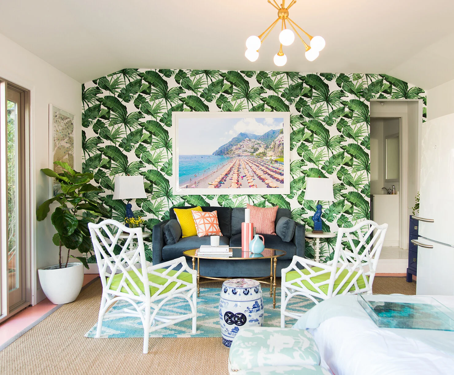 In Style Magazine - Home Tour Gray Malin’s Poolhouse