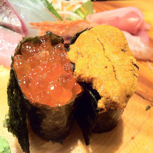 Uni sushi. Photo credit: coolinsights