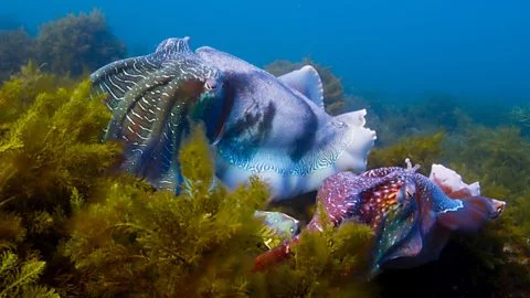 Giant cuttlefish by Blue Planet II blog on BCC One . 