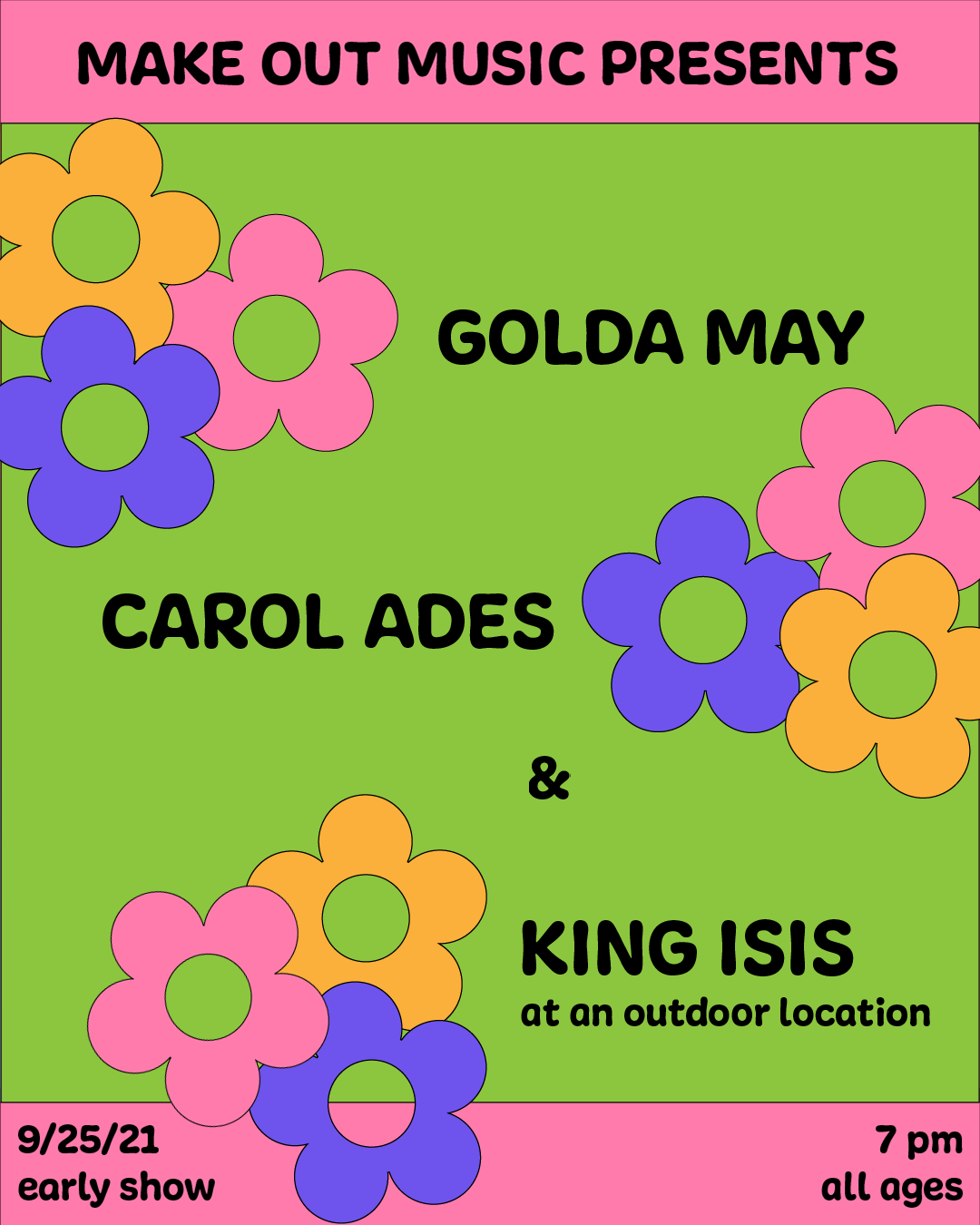 Golda May, Carol Ades, King Isis (Early Show)