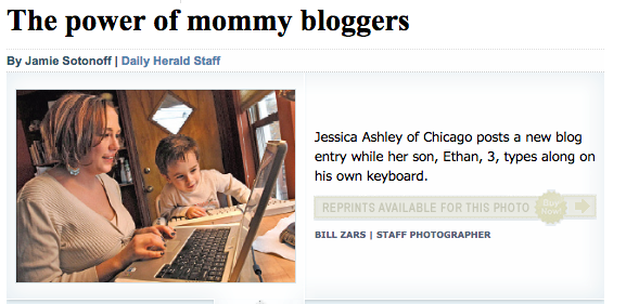 The Power of Mommy Bloggers - Daily Herald, 2007