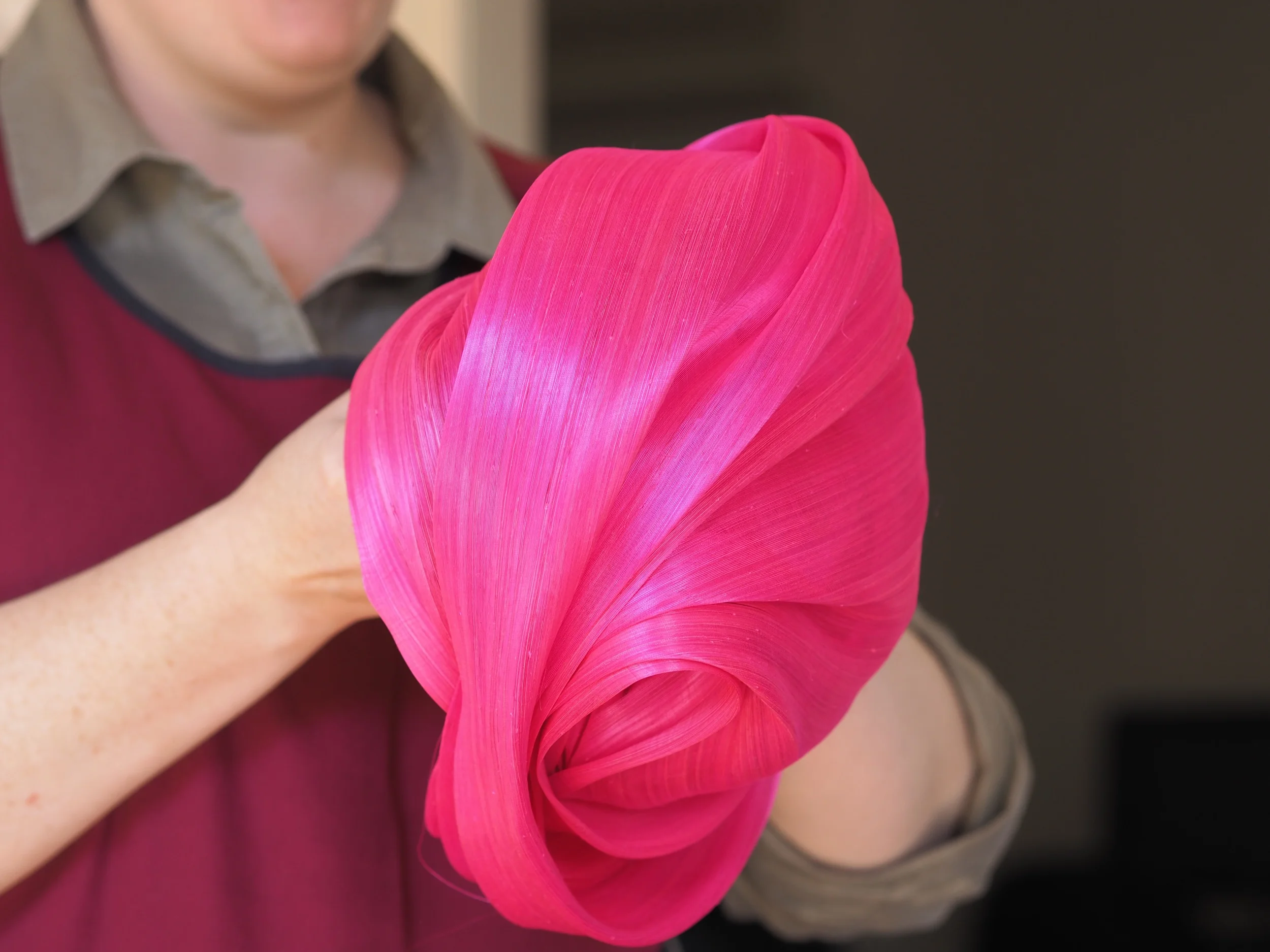 Stitching a hat can let you reflect , focuss, come into the moment and be present in the NOW