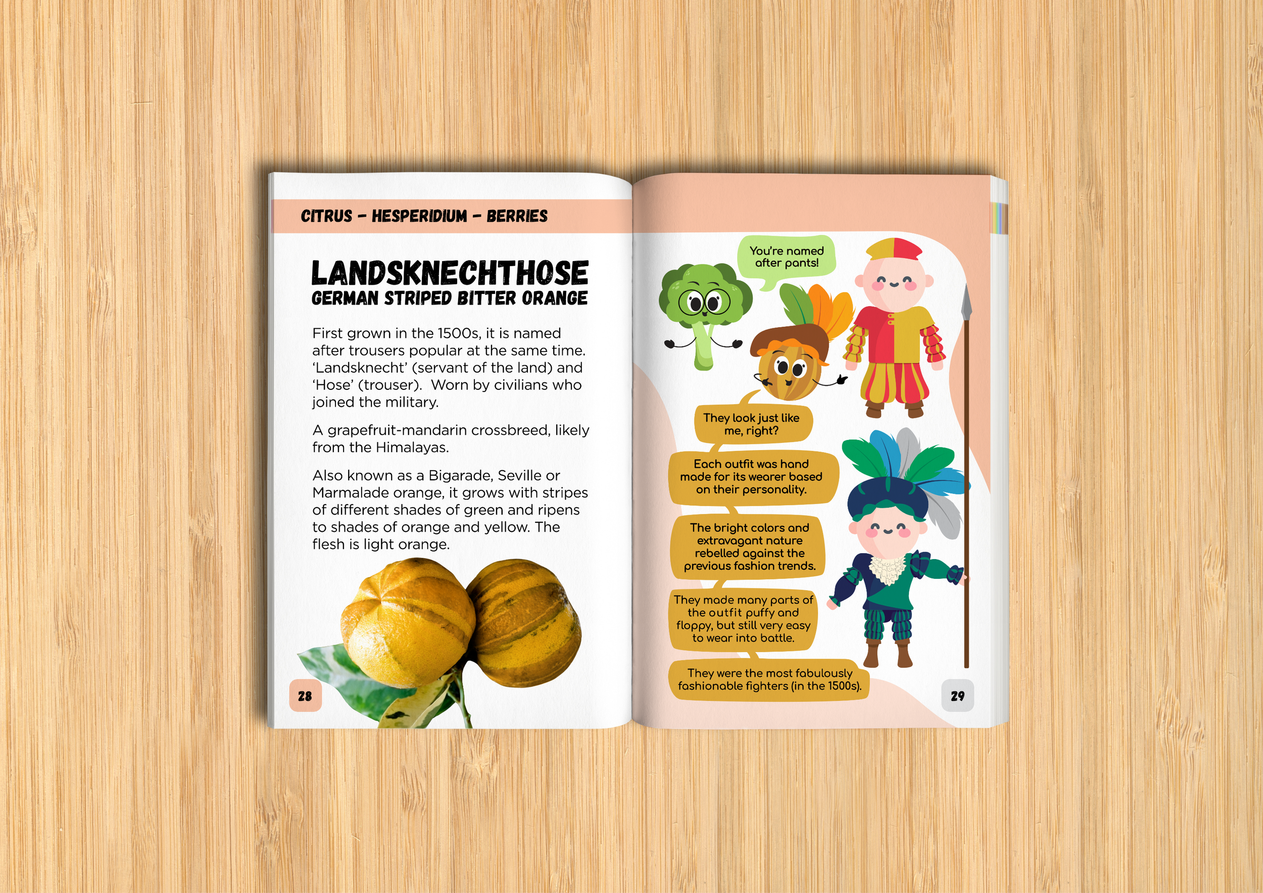 landsknechthose orange spread