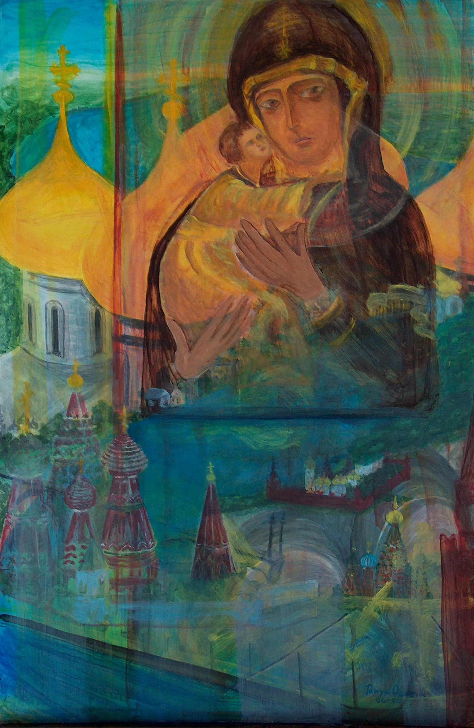 Russia. My Memory (acrylic on board; sold).JPG