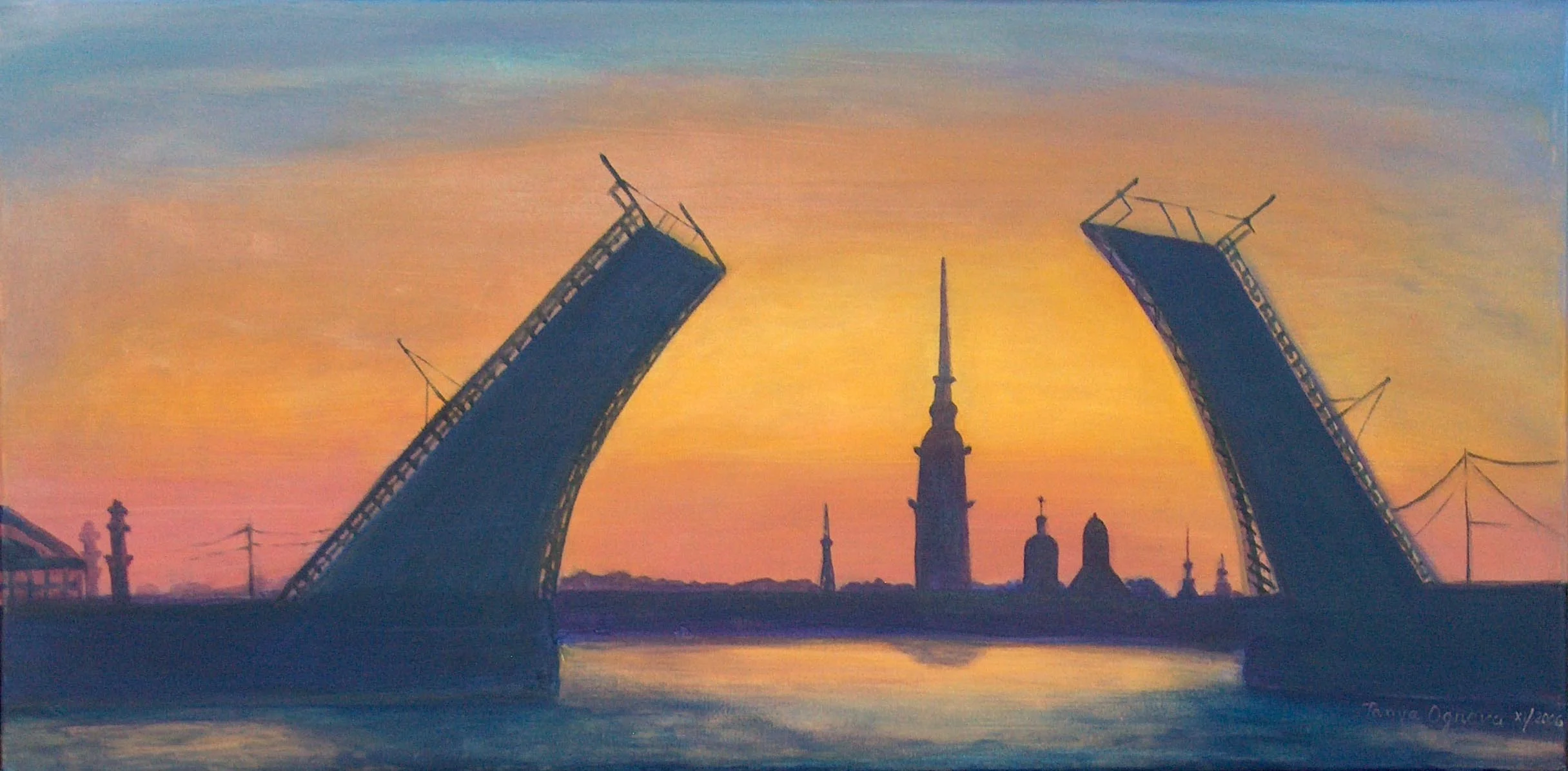 St.Petersburgh's Bridges at Night
