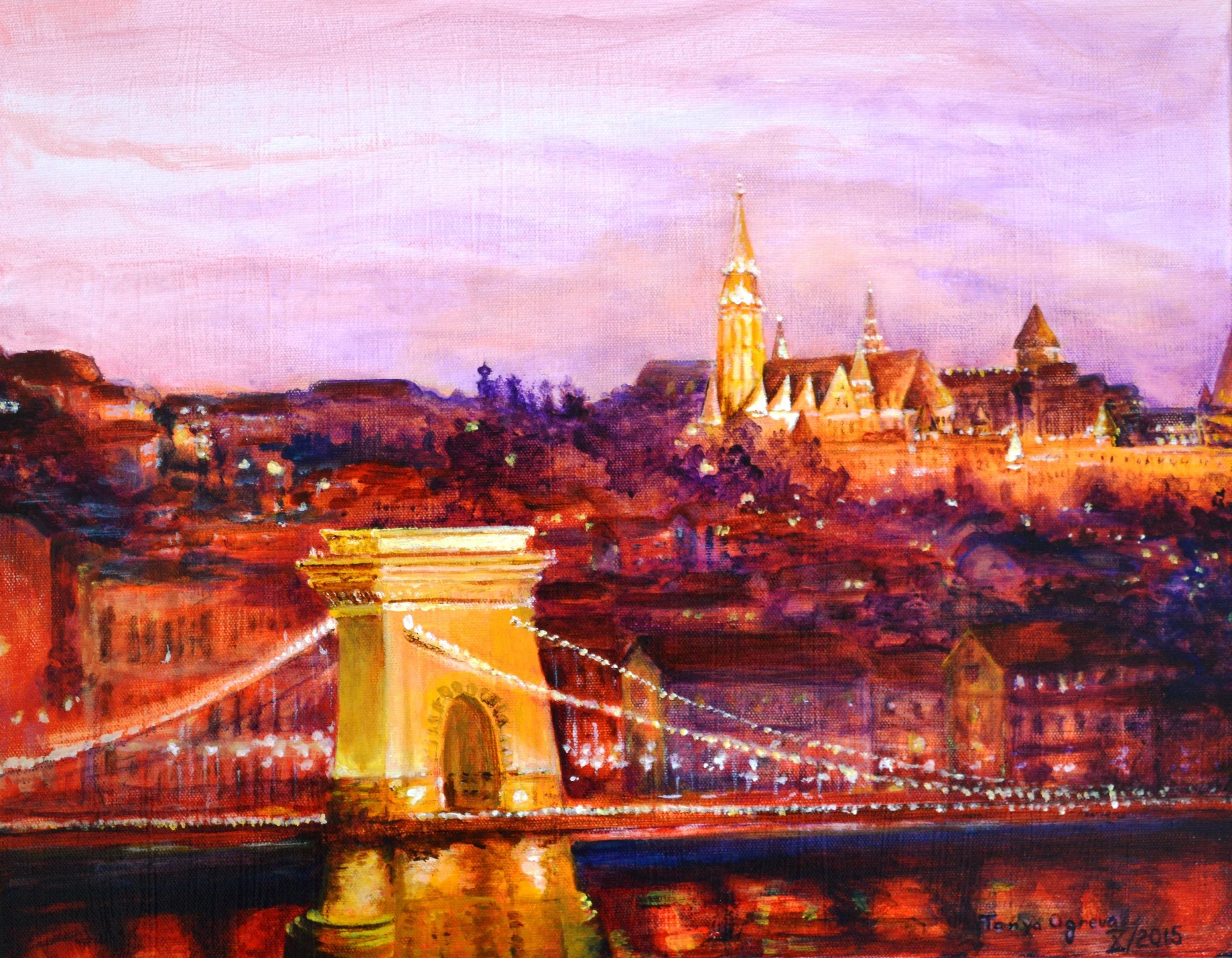 Chain Bridge, Budapest. Hungary