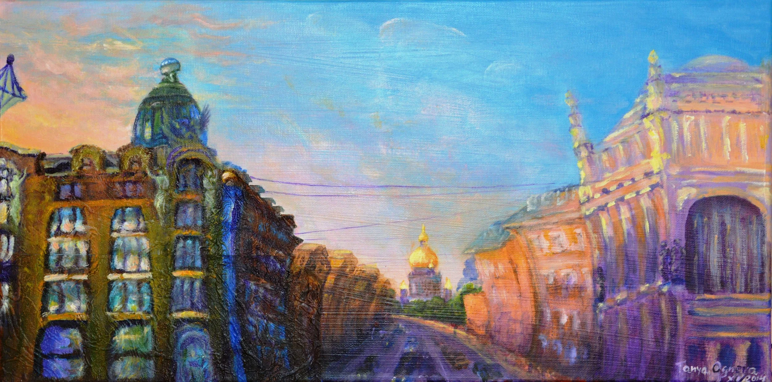 St. Petersburg, Russia. Morning Hours 