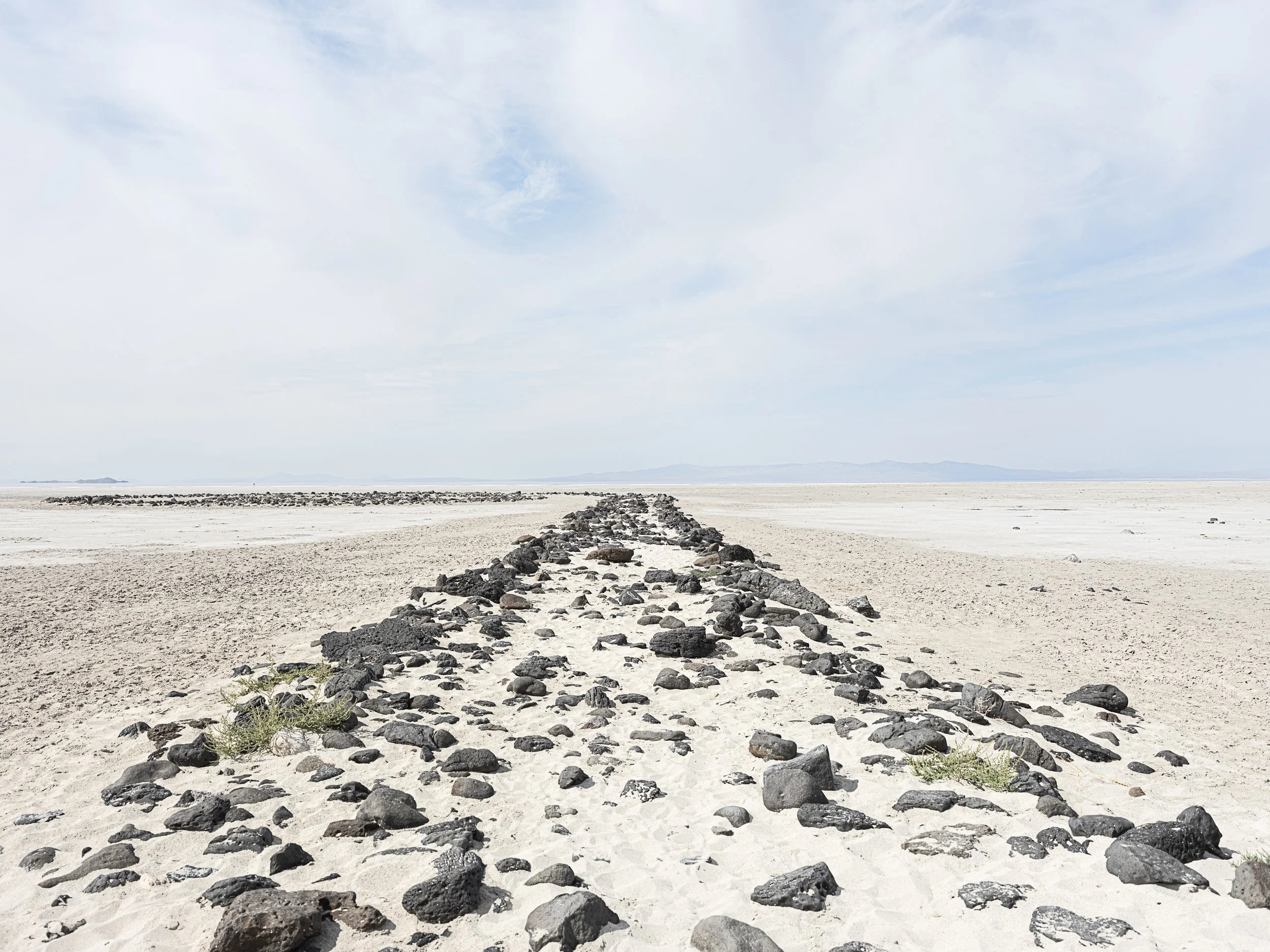 Beginning of Spiral Jetty