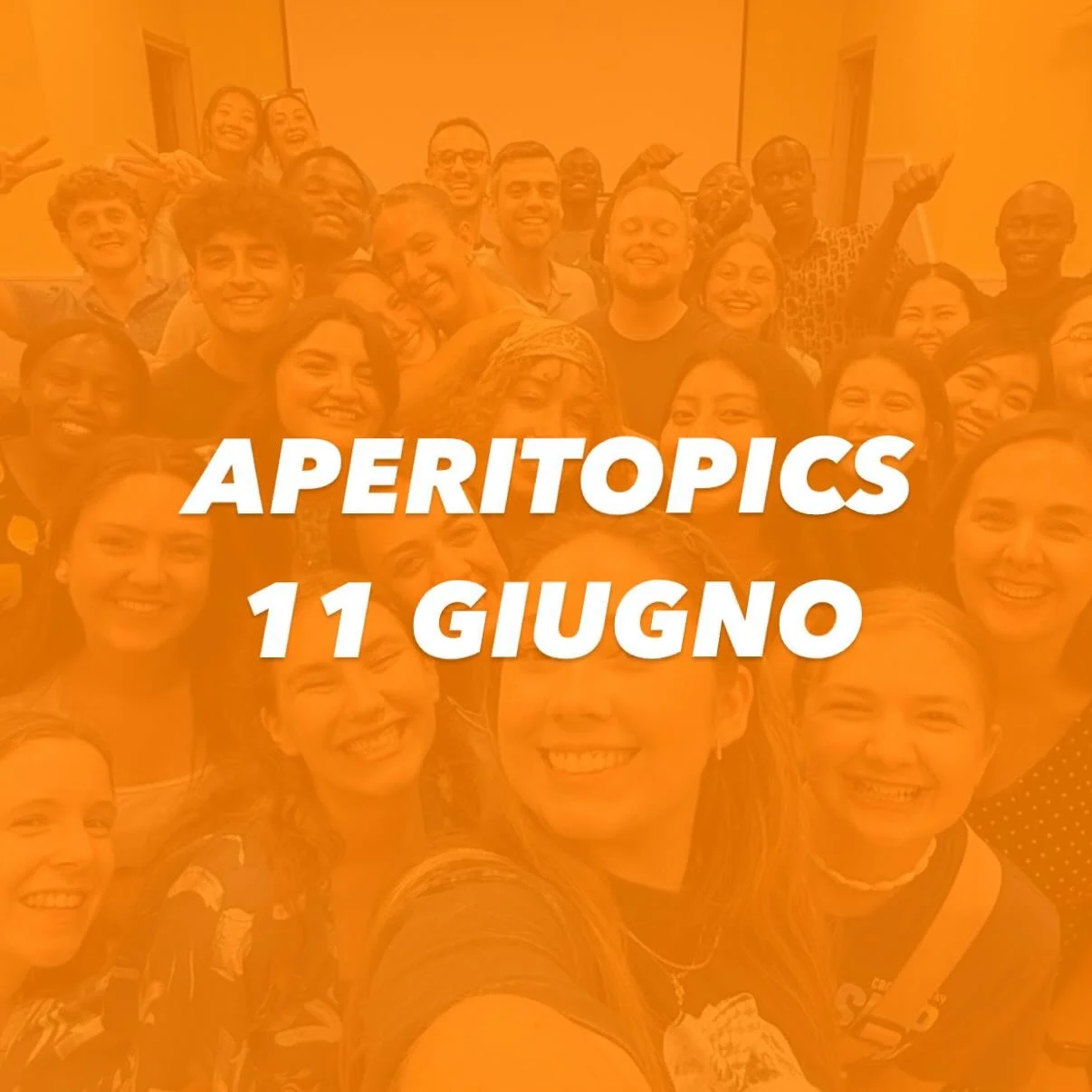 STASERA!!! Aperitopics &egrave; tornato! Unitevi a noi per una serata di chiacchiere e divertimento! Anche i nostri amici americani si uniranno a noi! CI VEDIAMO L&Igrave;🫂🫂

📆Quando: 11 Giugno 
📍 Dove: Gil&amp;Bert 
⏰ Orario: 19:00
