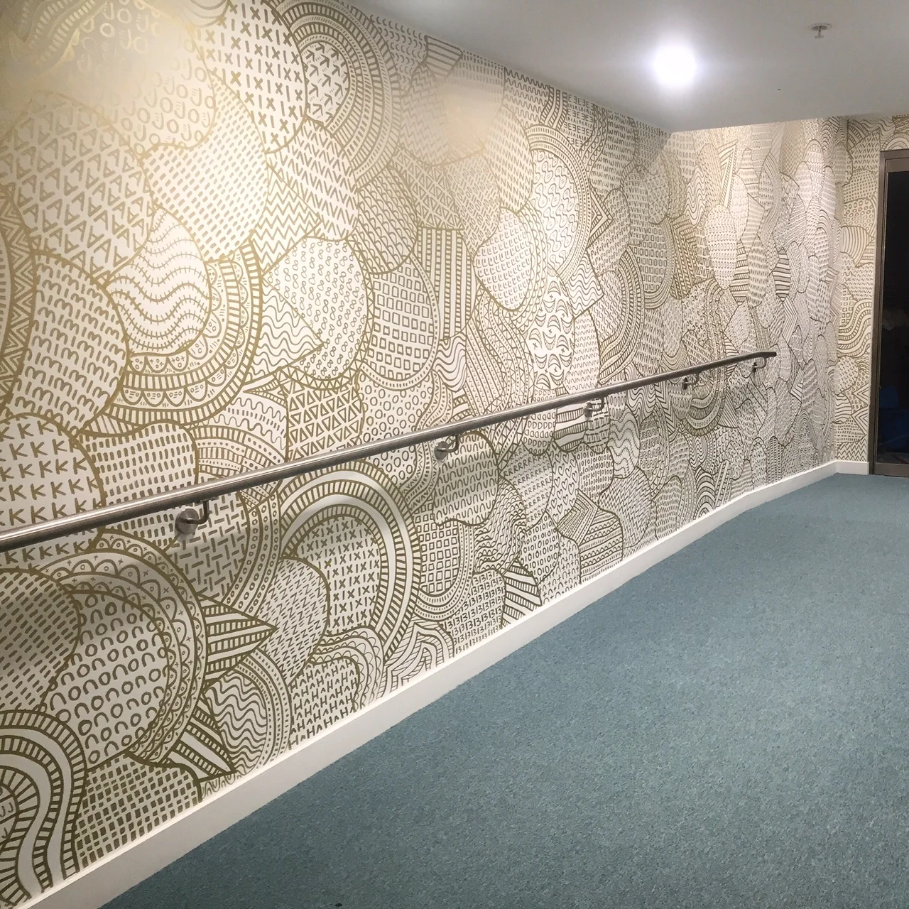 Kantar Added Value Sea Containers House Gold Mural