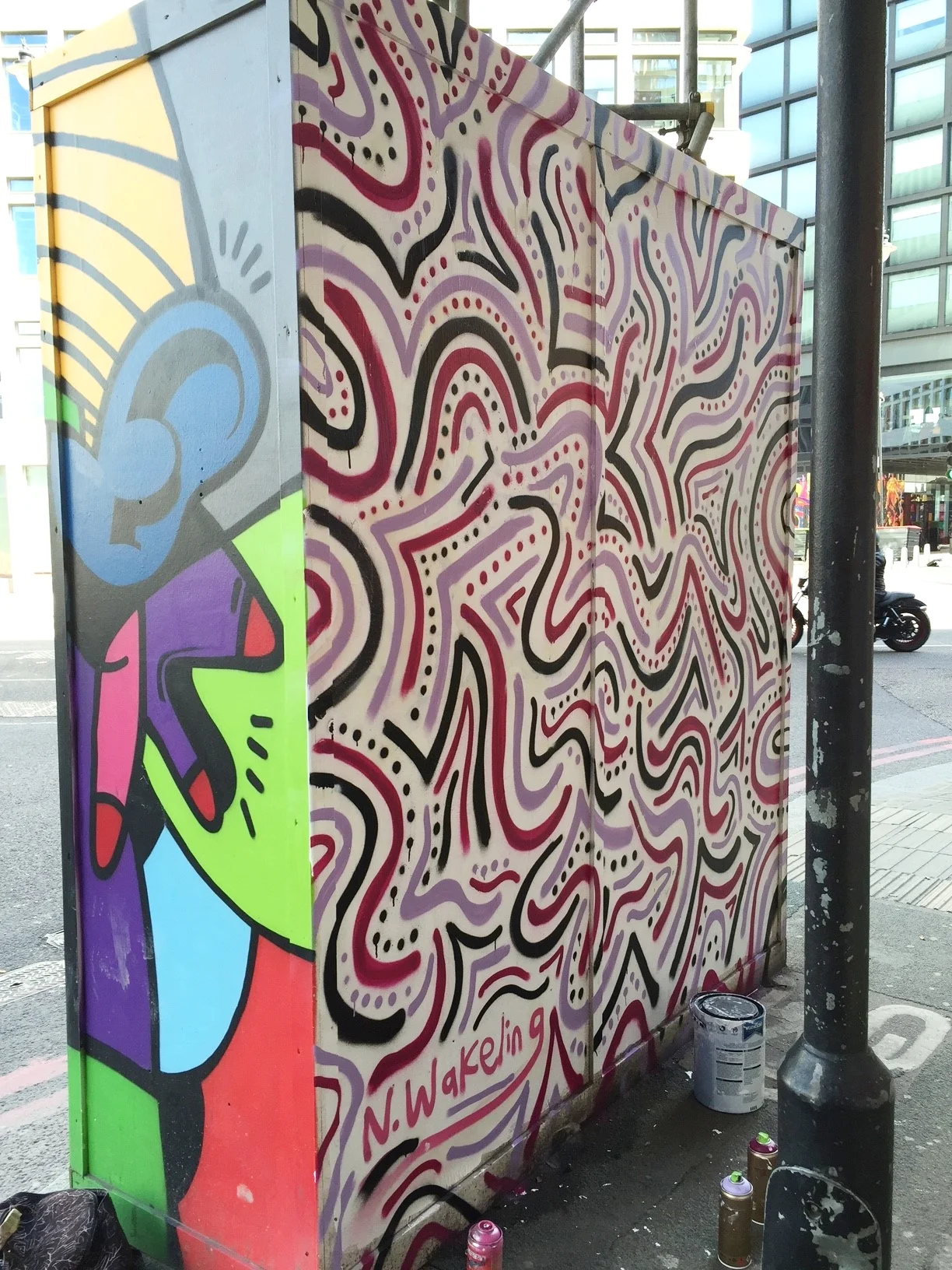 Arnold House Hoarding Mural 2/2