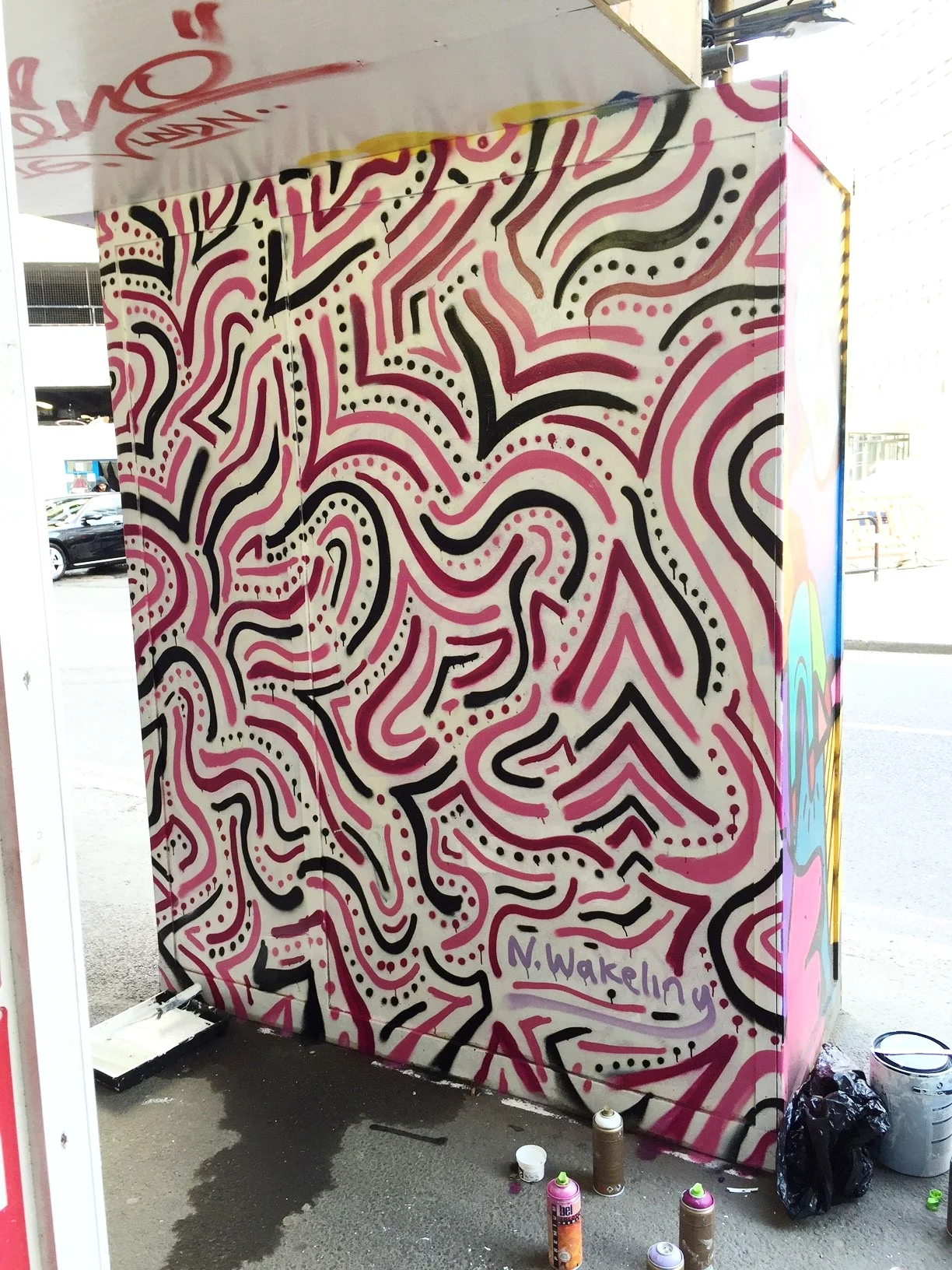 Arnold House Hoarding Mural 1/2