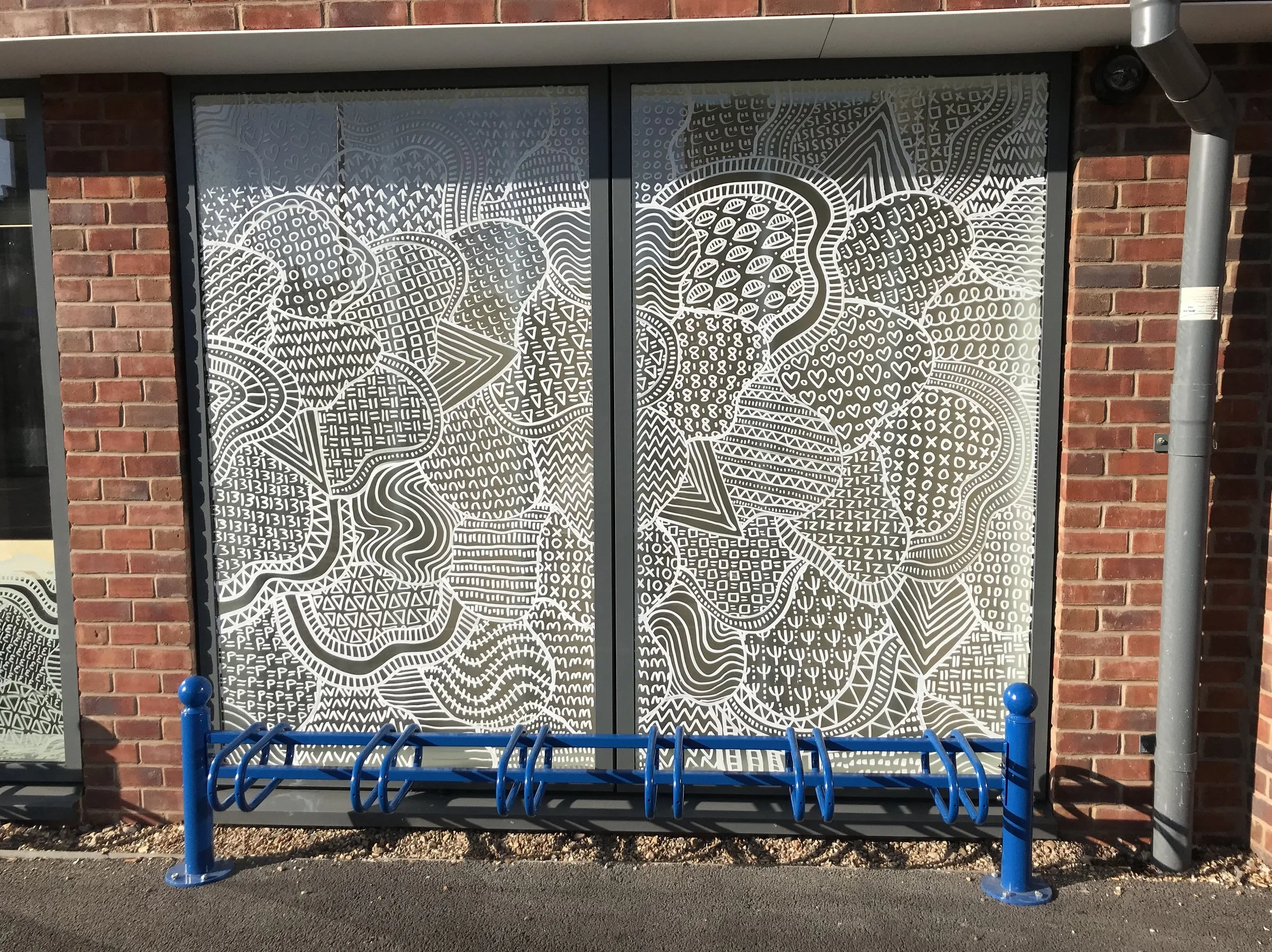 This Time Next Year Project in Leyton Window Mural