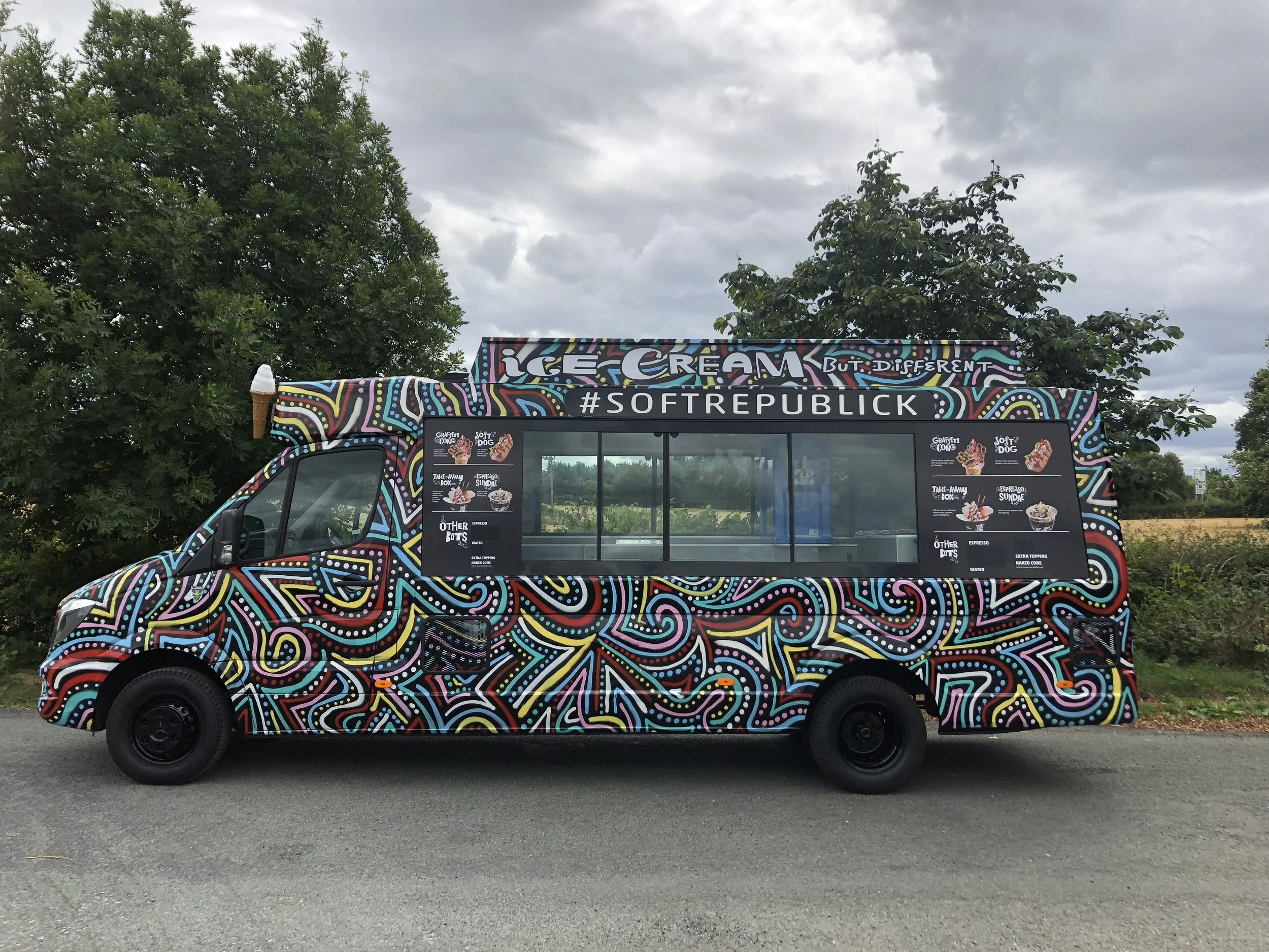 Soft Republik Ice Cream Van Unilever Project - More photos on Blog