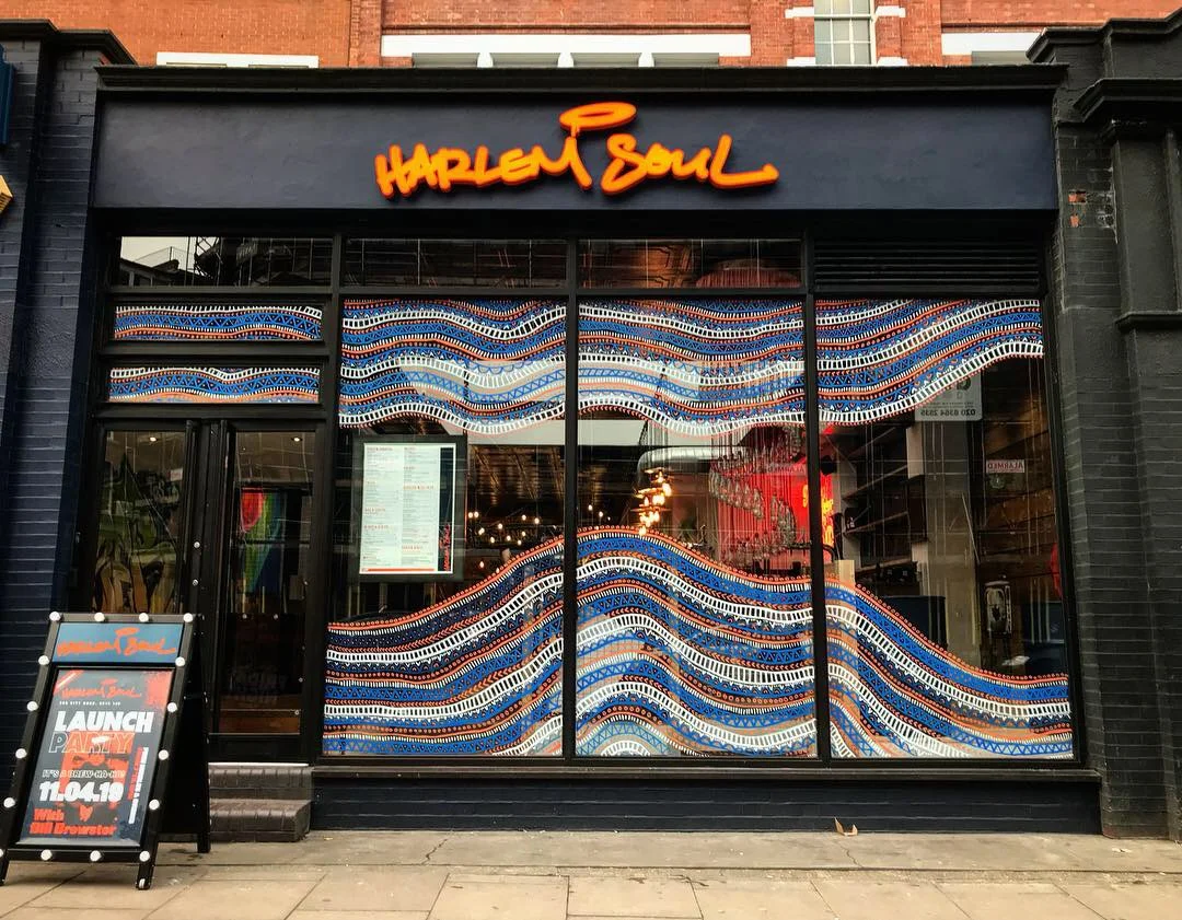 Harlem Soul Window Mural - Old Street